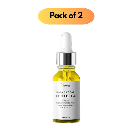 Madagascar Centella Face Serum (Pack of 2) – For Acne, Dark Spots & Glowing Skin