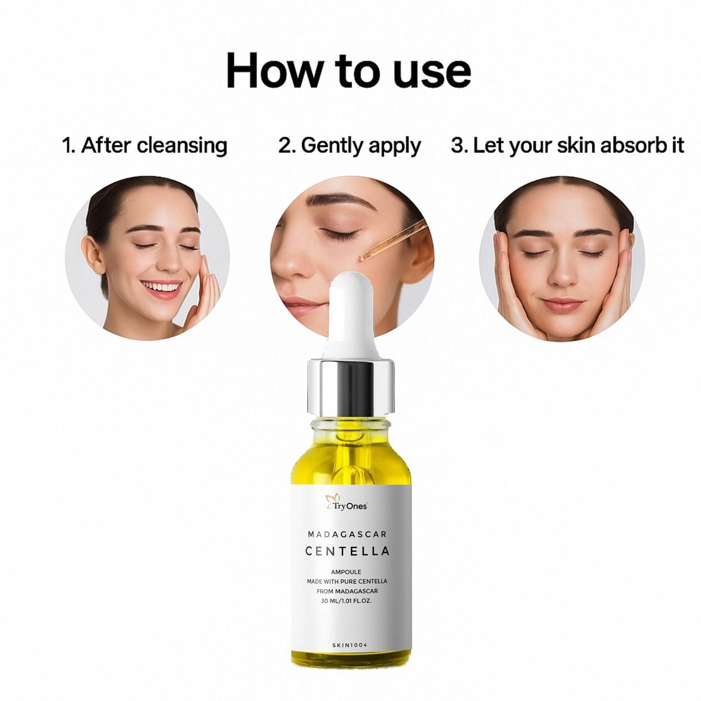 Madagascar Centella Face Serum (Pack of 2) – For Acne, Dark Spots & Glowing Skin